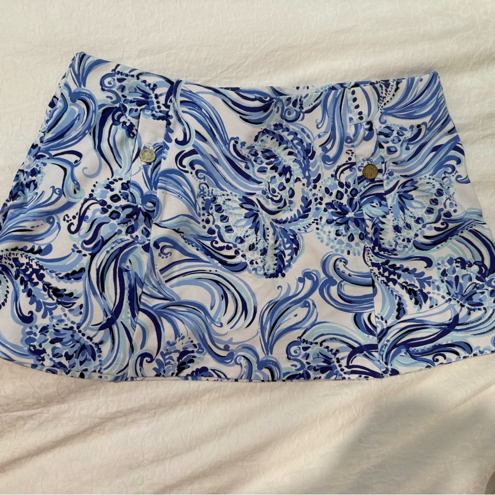 Lilly Pulitzer 
NWOT L Madison skort 
don’t be jelly  
sf/pf home